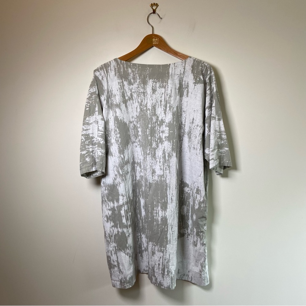Gray Abstract Mini Dress - Picture 7 of 11
